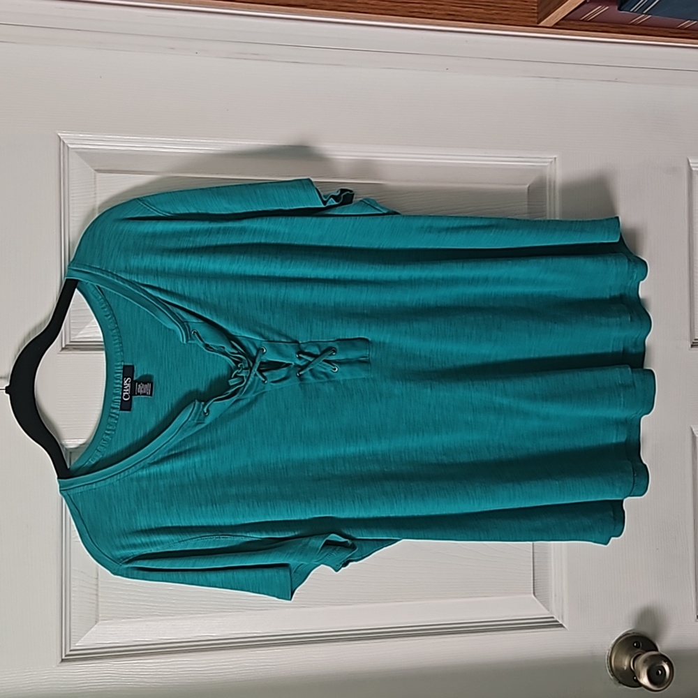 2x Plus sixed teal Chaps top